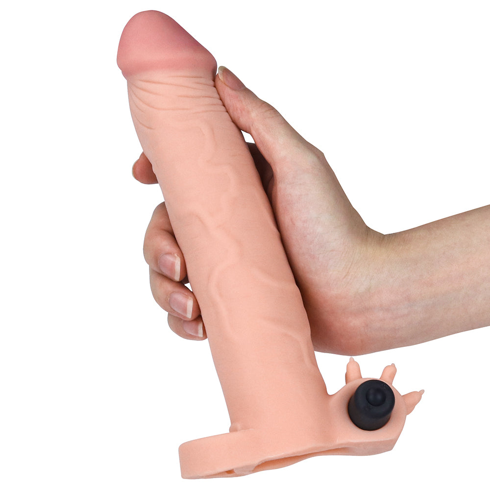 Lovetoy Add 3'' Pleasure X-Tender Vibrating Sleeve Titreşimli Penis Kılıfı LV1065