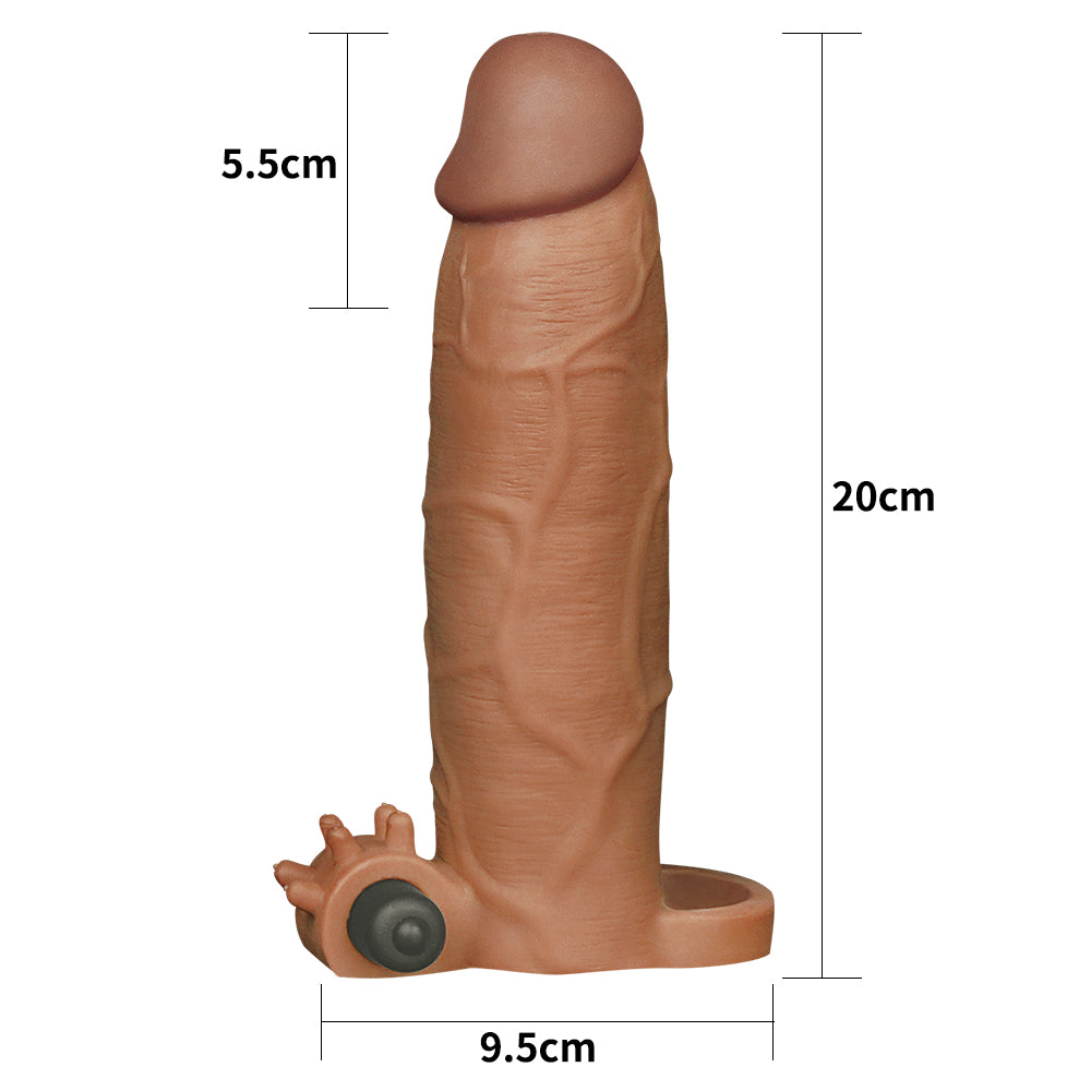 Lovetoy Pleasure X-Tender Vibrating Sleeve Titreşimli Penis Kılıfı LV1066B