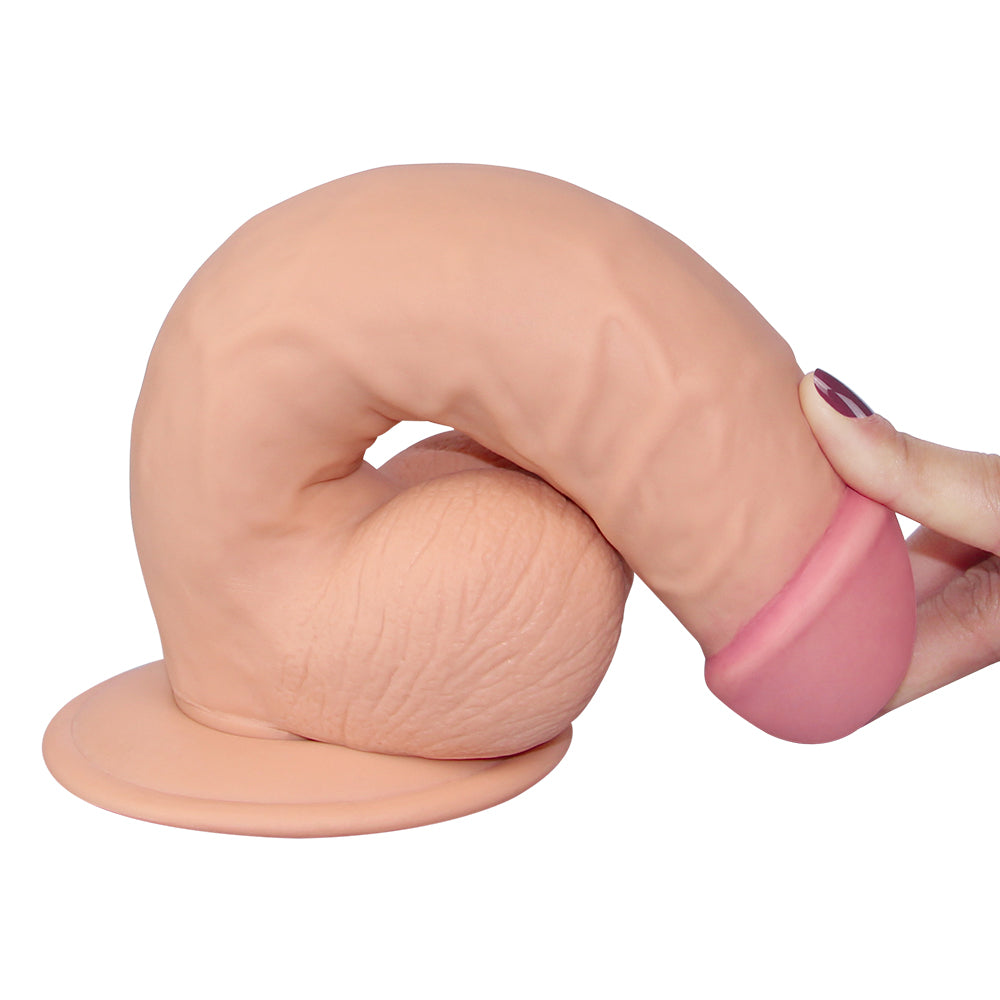 Lovetoy The Ultra Soft Dude Dildo 20 cm Realistik Penis LV1081