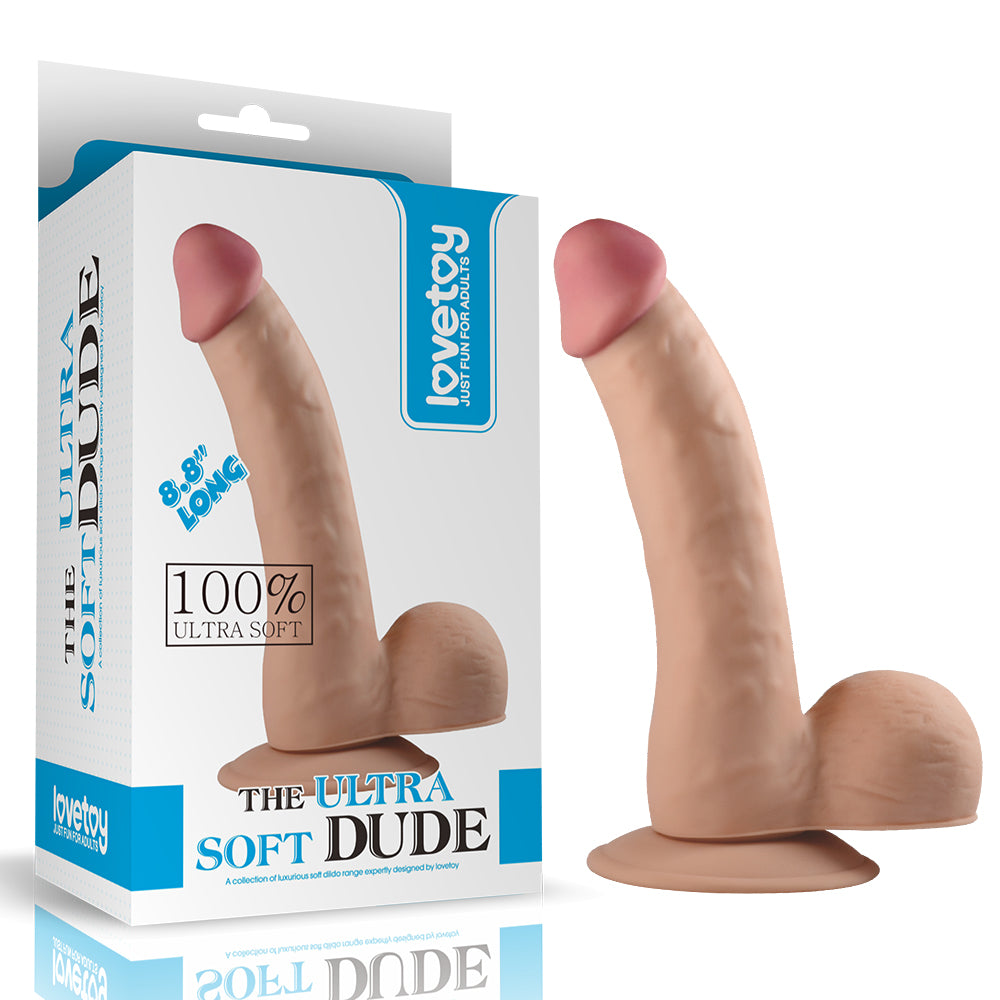 Lovetoy The Ultra Soft Dude Dildo 20 cm Realistik Penis LV1082