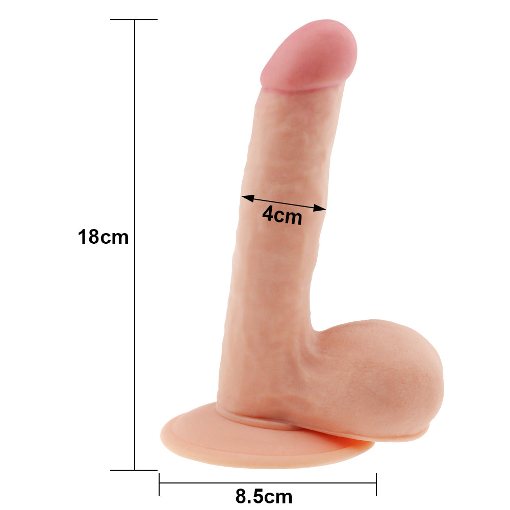 Lovetoy The Ultra Soft Dude Dildo 19 Cm Realistik Penis LV1083