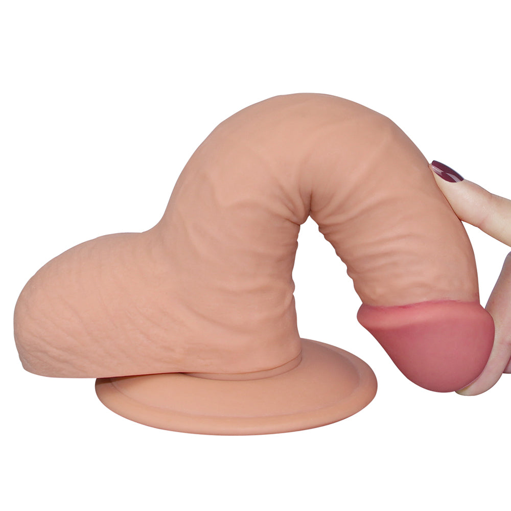 Lovetoy The Ultra Soft Dude Dildo 18 cm Realistik Penis LV1084