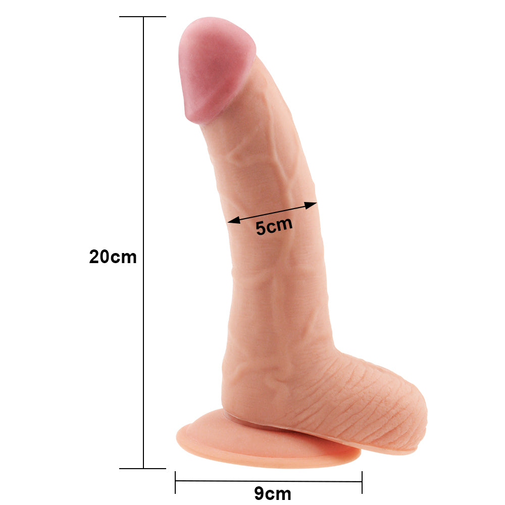 Lovetoy The Ultra Soft Dude Dildo 20 cm Realistik Penis LV1085