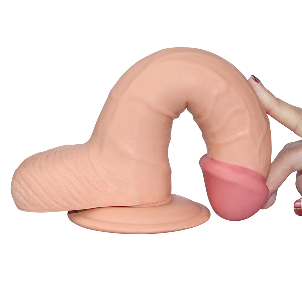 Lovetoy The Ultra Soft Dude Dildo 20 cm Realistik Penis LV1085