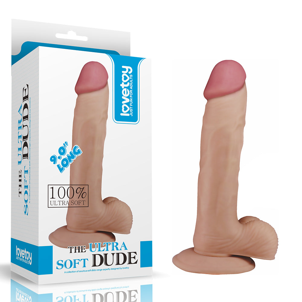 Lovetoy The Ultra Soft Dude Dildo 23 cm Realistik Penis LV1086