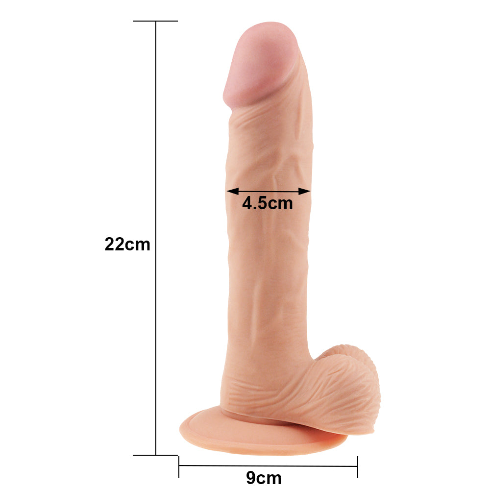Lovetoy The Ultra Soft Dude Dildo 23 cm Realistik Penis LV1086