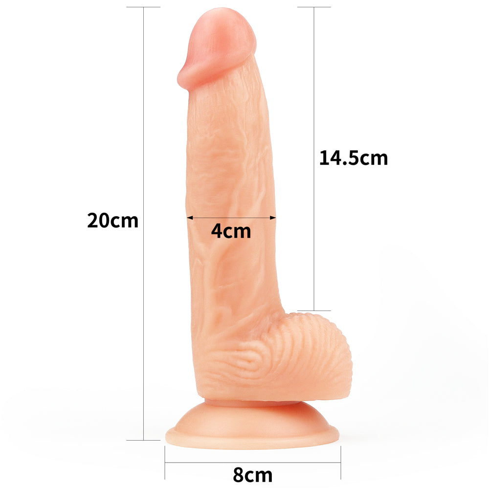 Lovetoy The Ultra Soft Dude 20 Cm Realistik Penis 20 cm LV1088