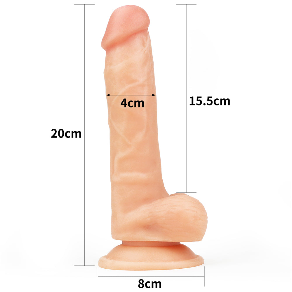 Lovetoy The Ultra Soft Dude Dildo 20 cm Realistik Penis LV1089