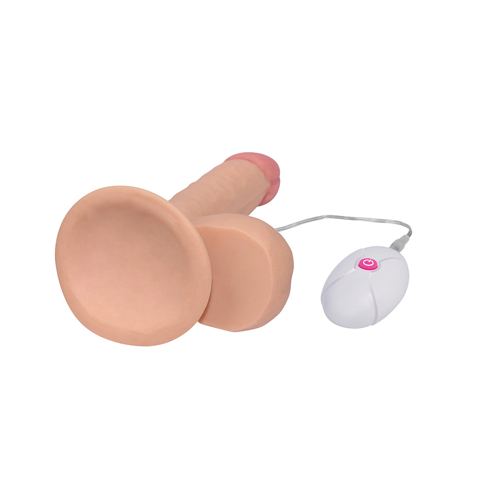 Lovetoy The Ultra Soft Dude 18 cm Realistik Titreşimli Penis Vibrator LV1091