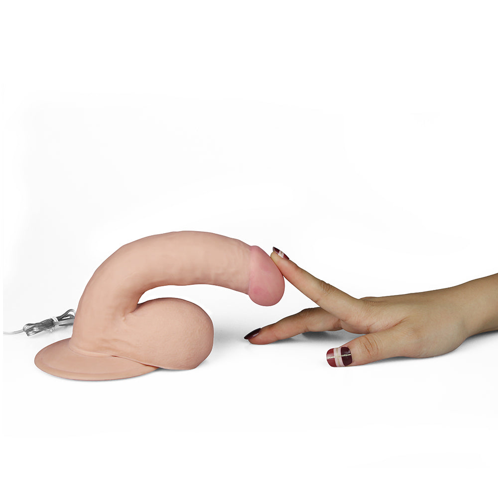 Lovetoy The Ultra Soft Dude 18 cm Realistik Titreşimli Penis Vibrator LV1091