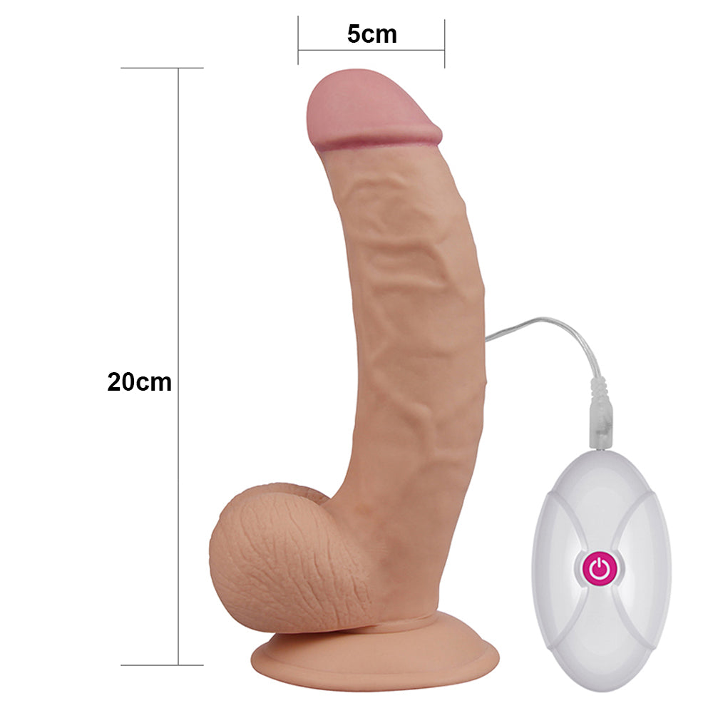 Lovetoy The Ultra Soft Dude 21 Cm Realistik Vibratör LV1093