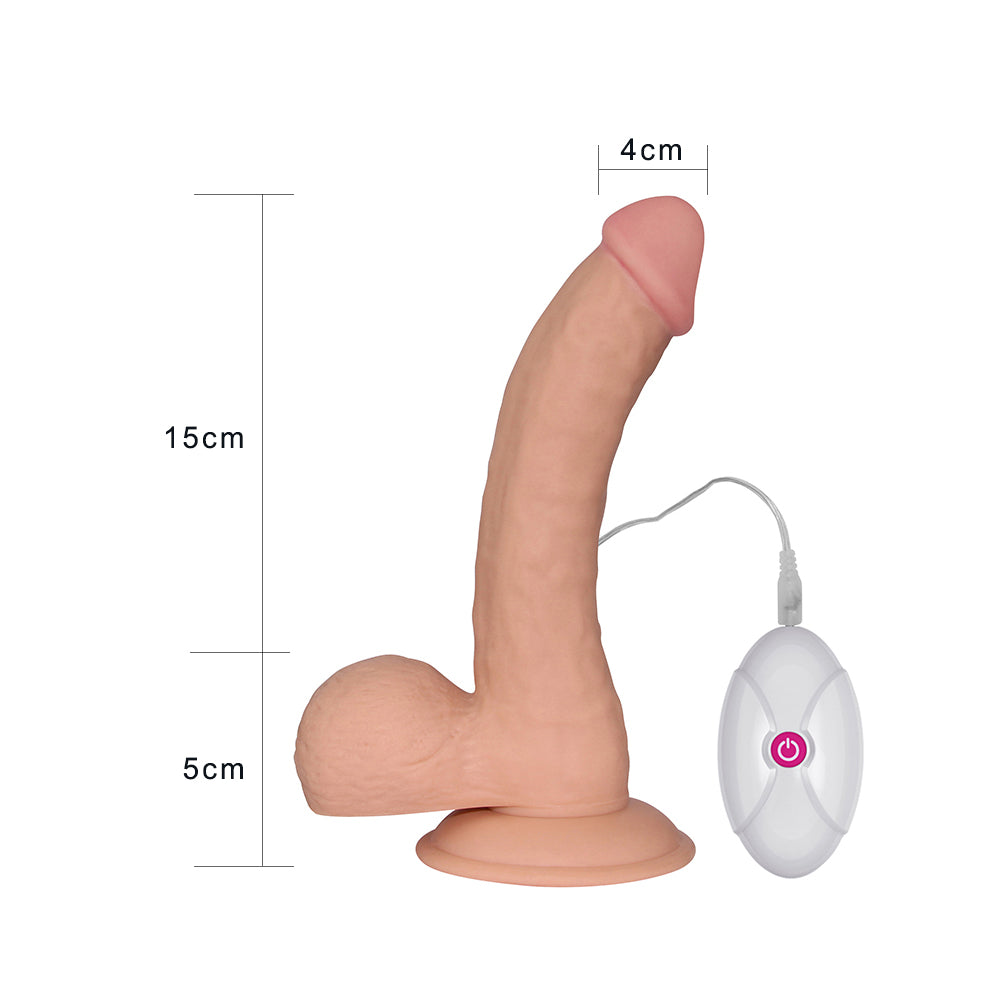 Lovetoy The Ultra Soft Dude 22.5 Cm Realistik Vibratör LV1094