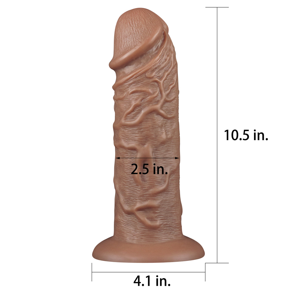Lovetoy King Sized Realistic Chubby Dildo 10'' Büyük Realistik Penis LV111011