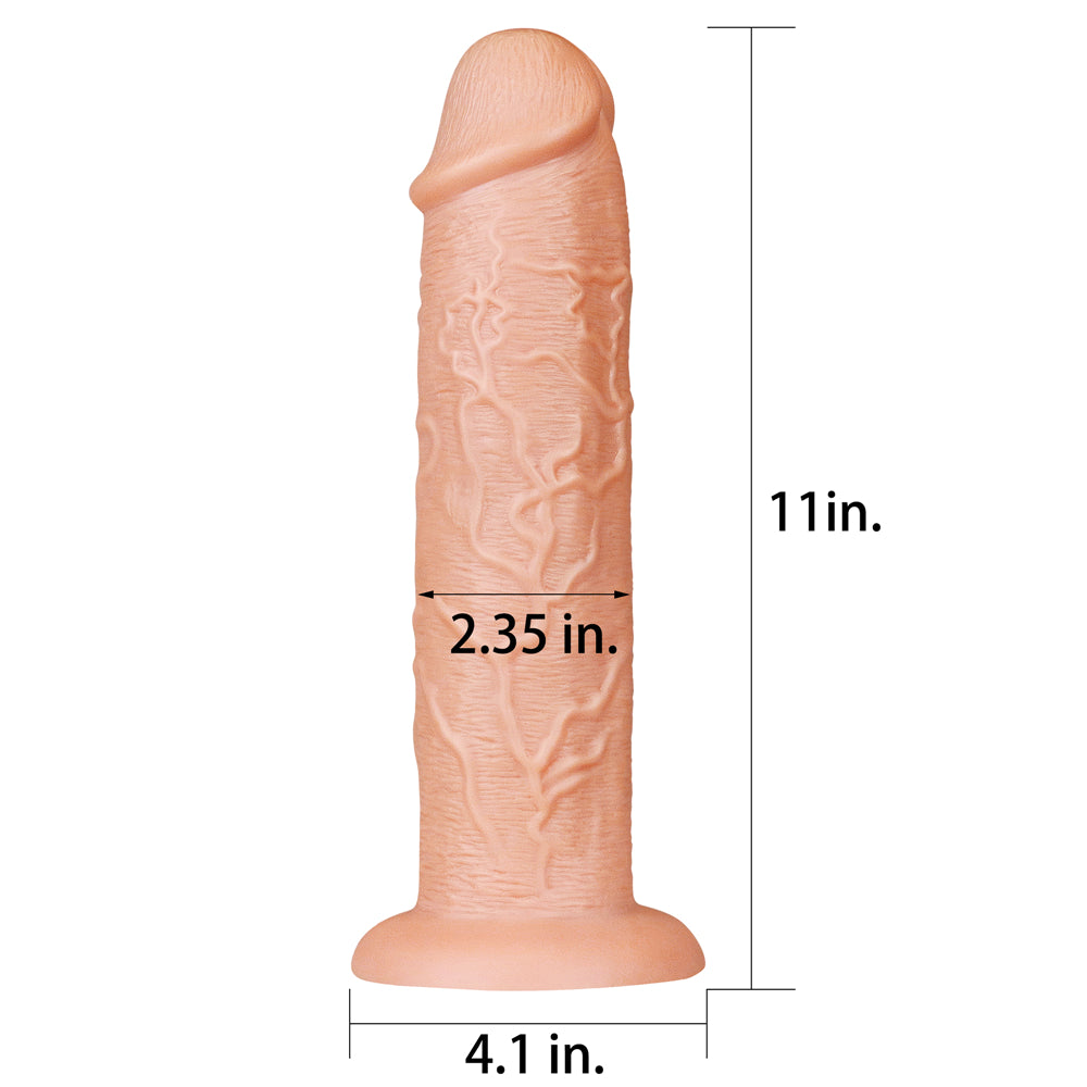 Lovetoy 11'' Realistic Dong Dildo 28 Cm Realistik Yapay Penis LV111012