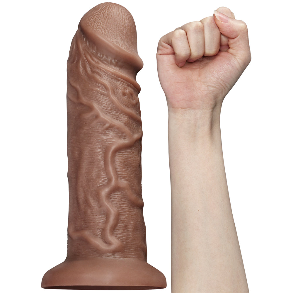 Lovetoy King Sized Realistic Chubby Dildo 10' Büyük Realistik Titreşimli Penis LV111120
