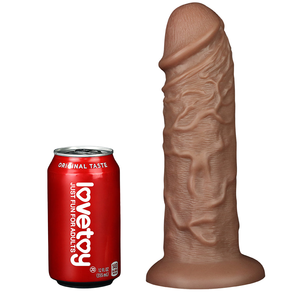 Lovetoy King Sized Realistic Chubby Dildo 10' Büyük Realistik Titreşimli Penis LV111120