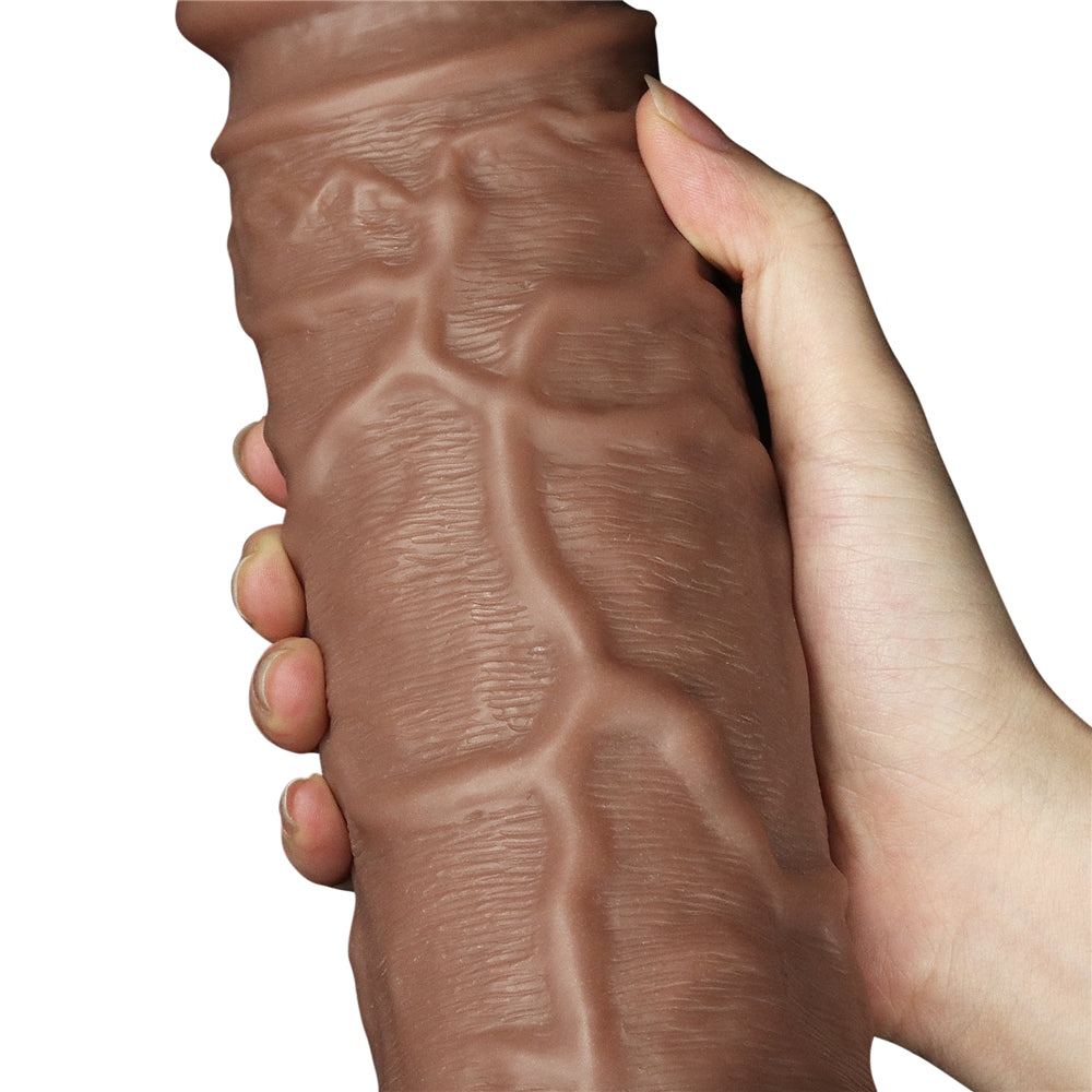 Lovetoy King Sized Realistic Chubby Dildo 10' Büyük Realistik Titreşimli Penis LV111120