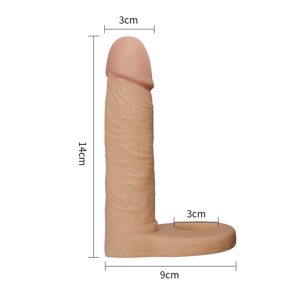 Lovetoy The Ultra Soft Double 14.7 cm Realistik Anal Penis LV1121