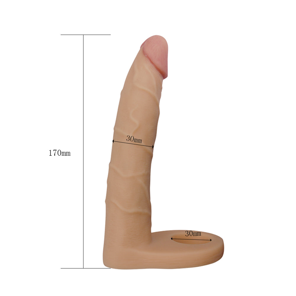Lovetoy The Ultra Soft Double 17.8 cm Realistik Anal Penis LV1123