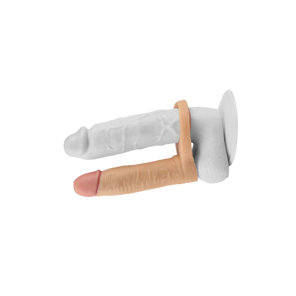 Lovetoy The Ultra Soft Double 14.7 cm Titreşimli Anal Penis LV1131