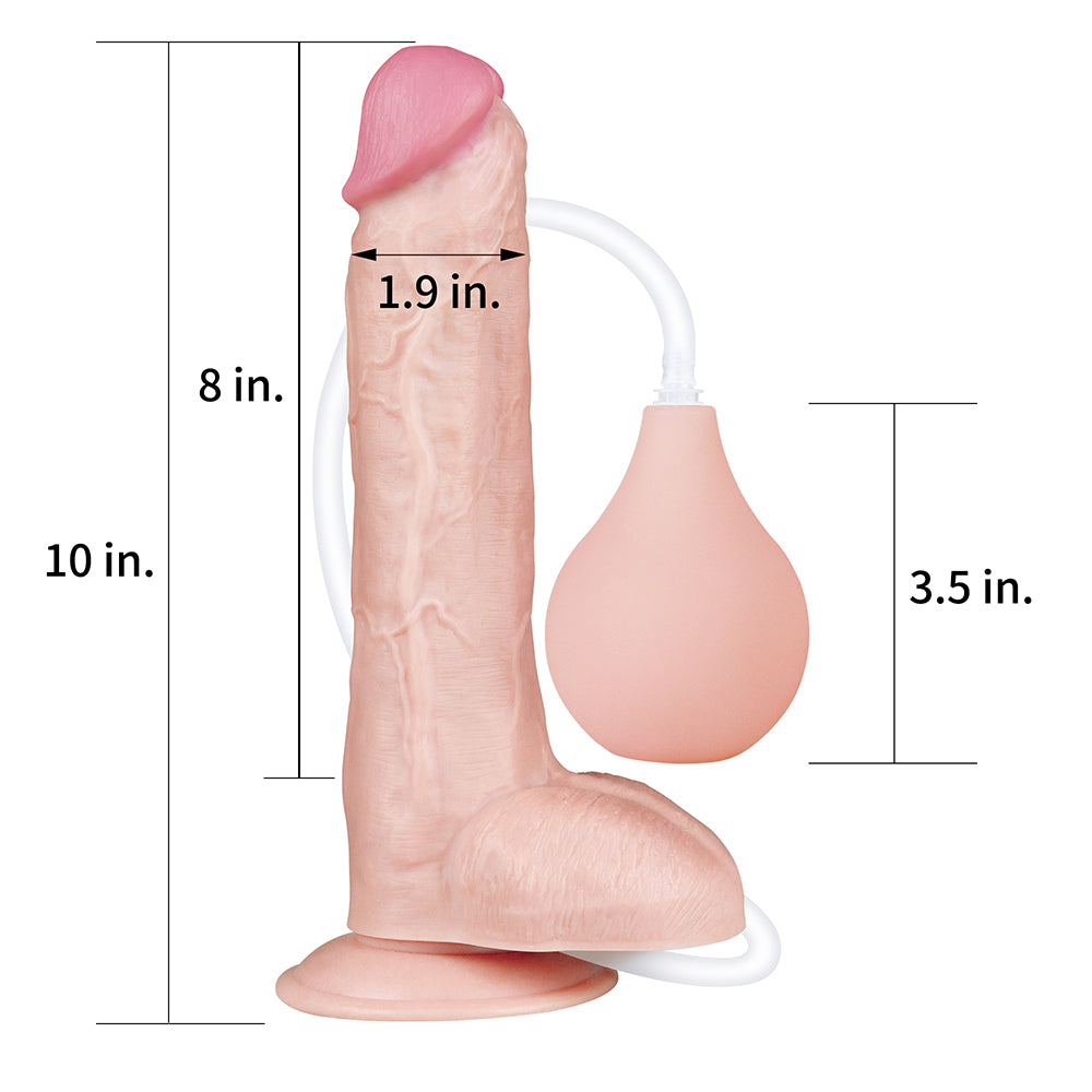 Lovetoy Squirt Extreme Dildo 25 Cm Boşalabilir Realistik Penis LV116022