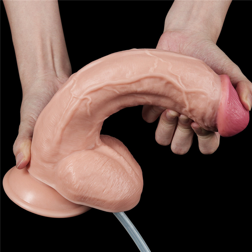 Lovetoy Squirt Extreme Dildo 25 Cm Boşalabilir Realistik Penis LV116022