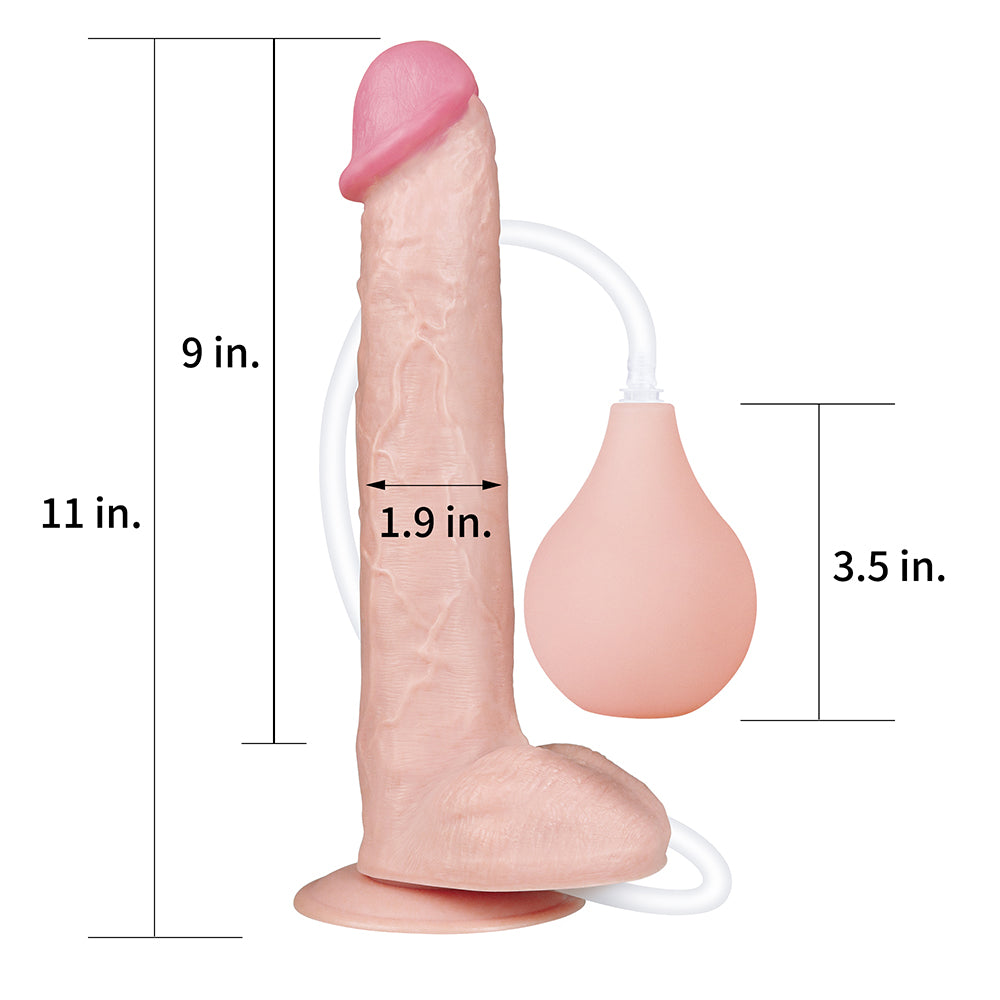 Lovetoy Squirt Extreme Dildo 28 Cm Boşalabilir Realistik Penis LV116023