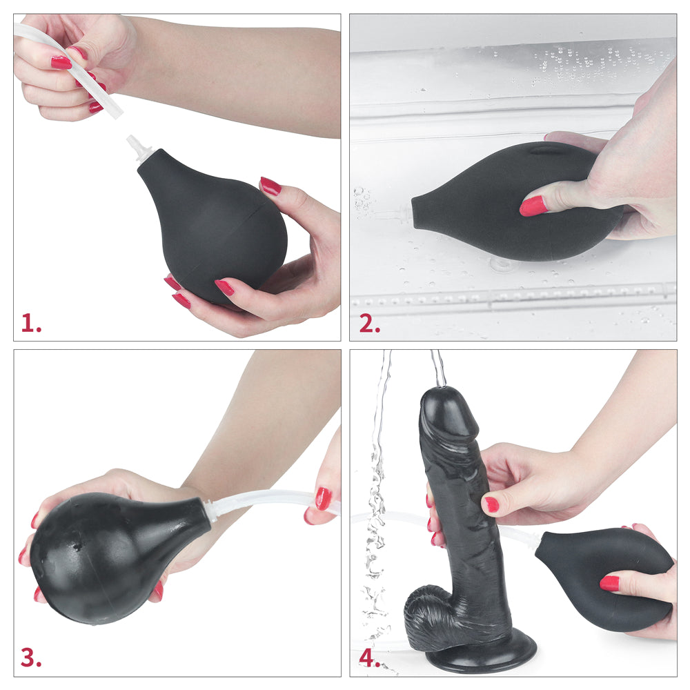 Lovetoy Squirt Extreme Dildo 28 Cm Boşalabilir Realistik Penis LV116026