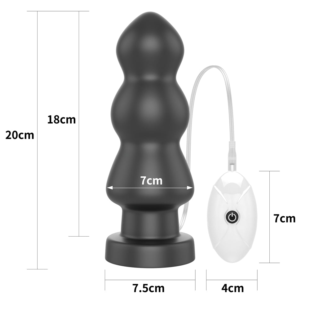 Lovetoy King Sized Vibrating Anal Rigger 18 cm Anal Vibratör LV120117