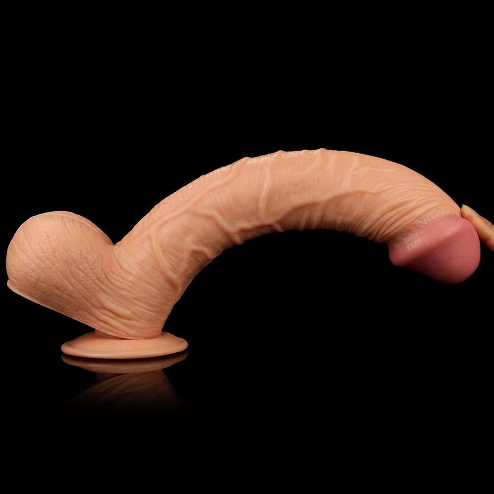 Lovetoy King Sized Realistic Dildo 12'' Büyük Realistik Penis LV2209