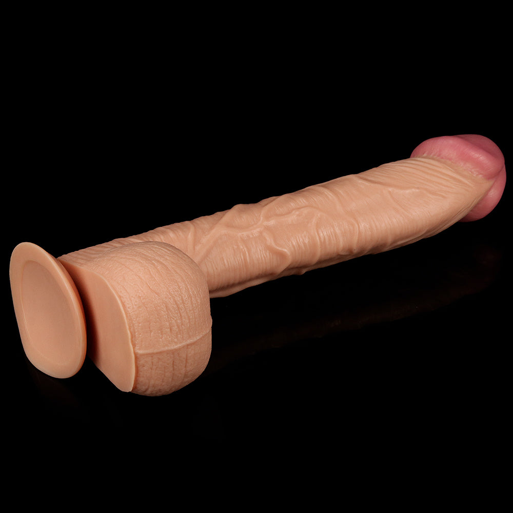Lovetoy King Sized Realistic Dildo 12'' Büyük Realistik Penis LV2209