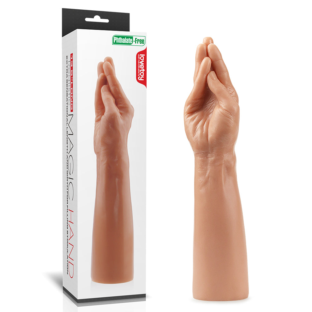 Lovetoy King Size Realistic Magic Hand Realistik El-Kol Dildo LV2210