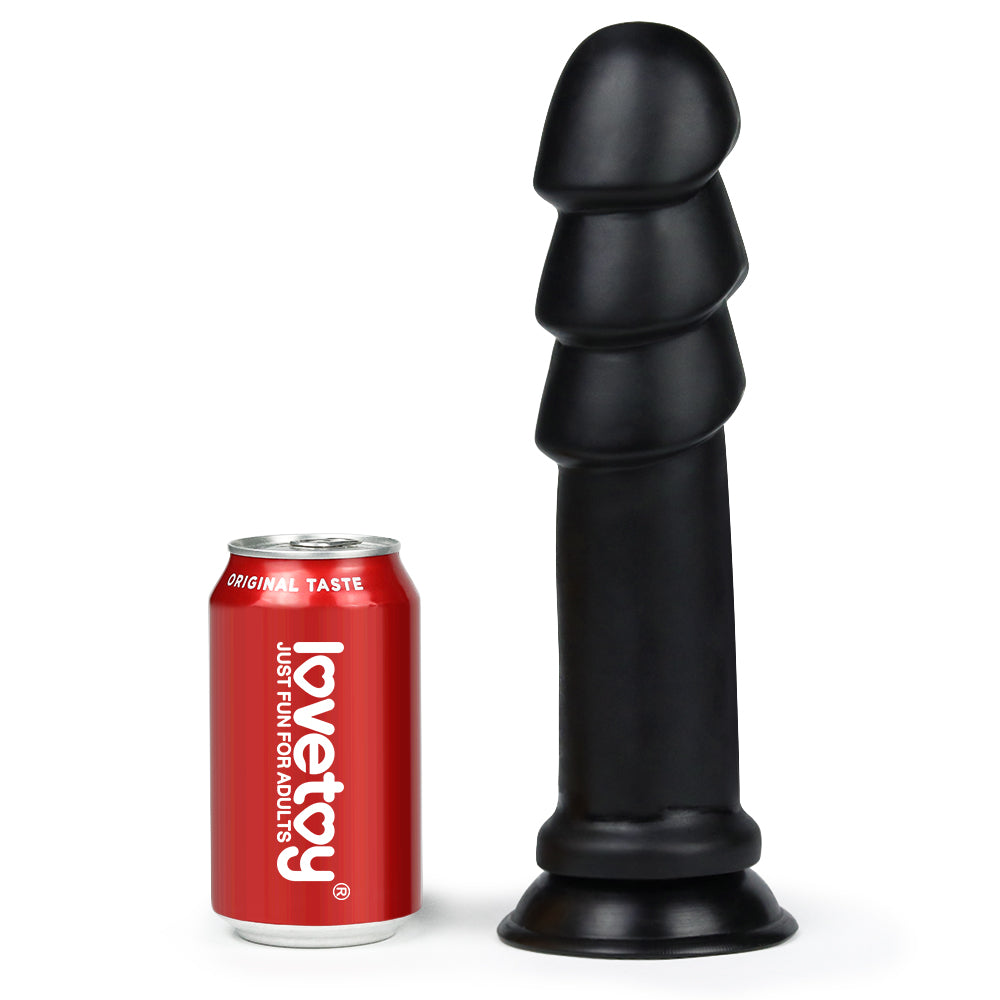 Lovetoy King Sized 28,5 cm Dalgalı Flexible Dev Anal Dildo