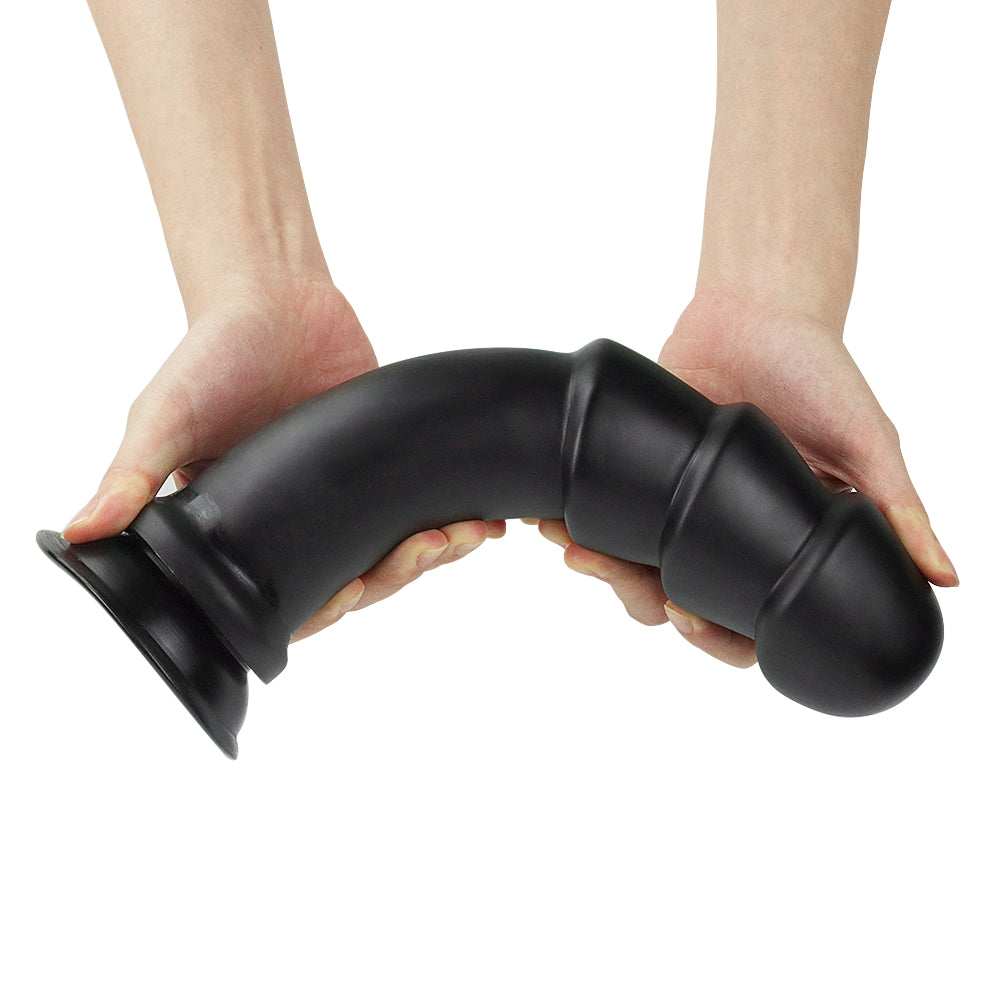 Lovetoy King Sized 28,5 cm Dalgalı Flexible Dev Anal Dildo