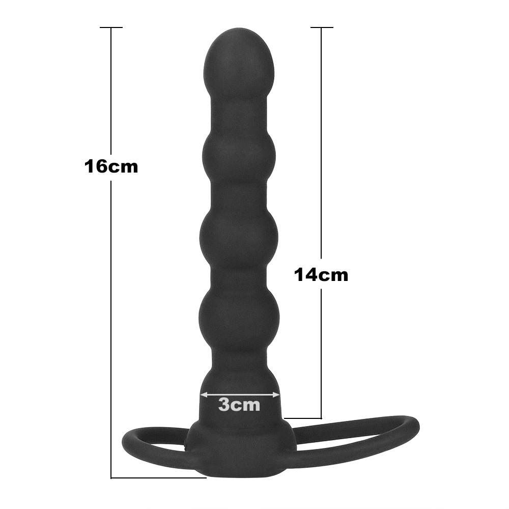 Lovetoy Vibrating Rock Balled Double Prober Anal Vibrator