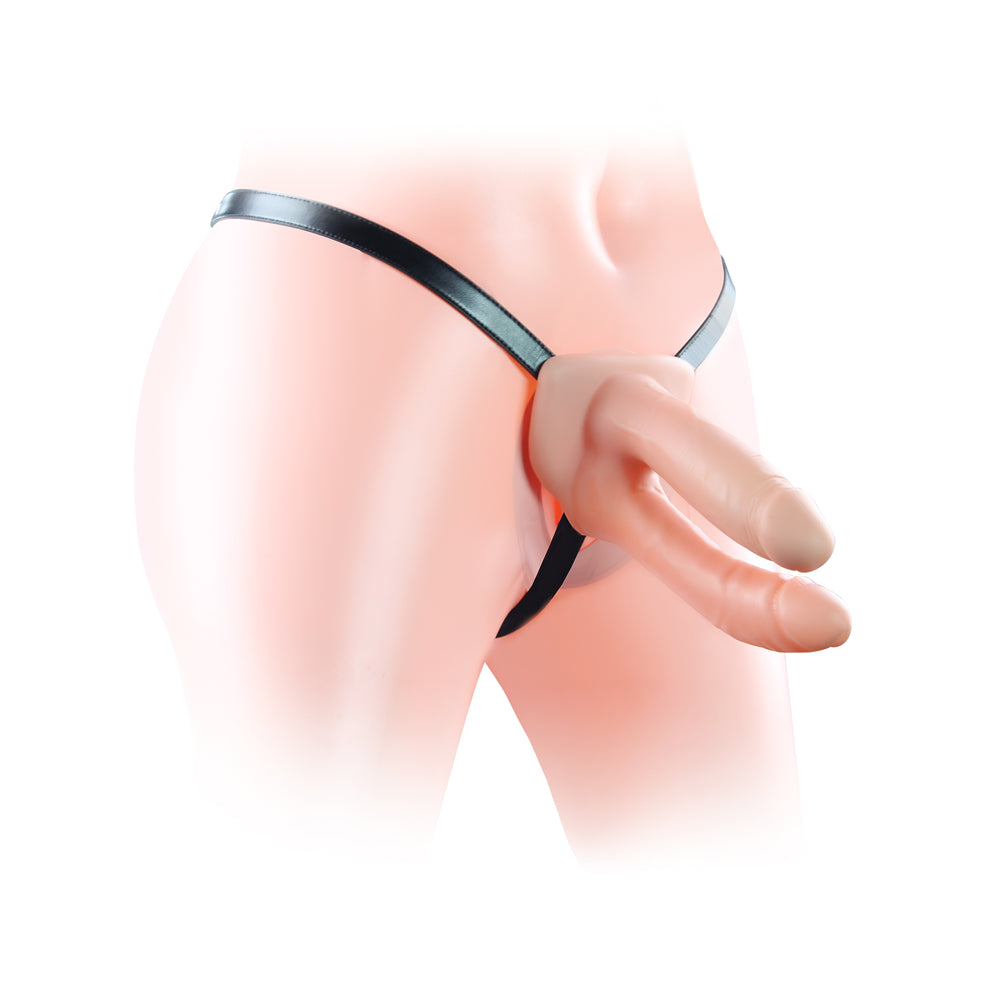 Lovetoy Unisex Hollow Strap On Belden Bağlamalı Çift Taraflı Kemerli Penis LV3005
