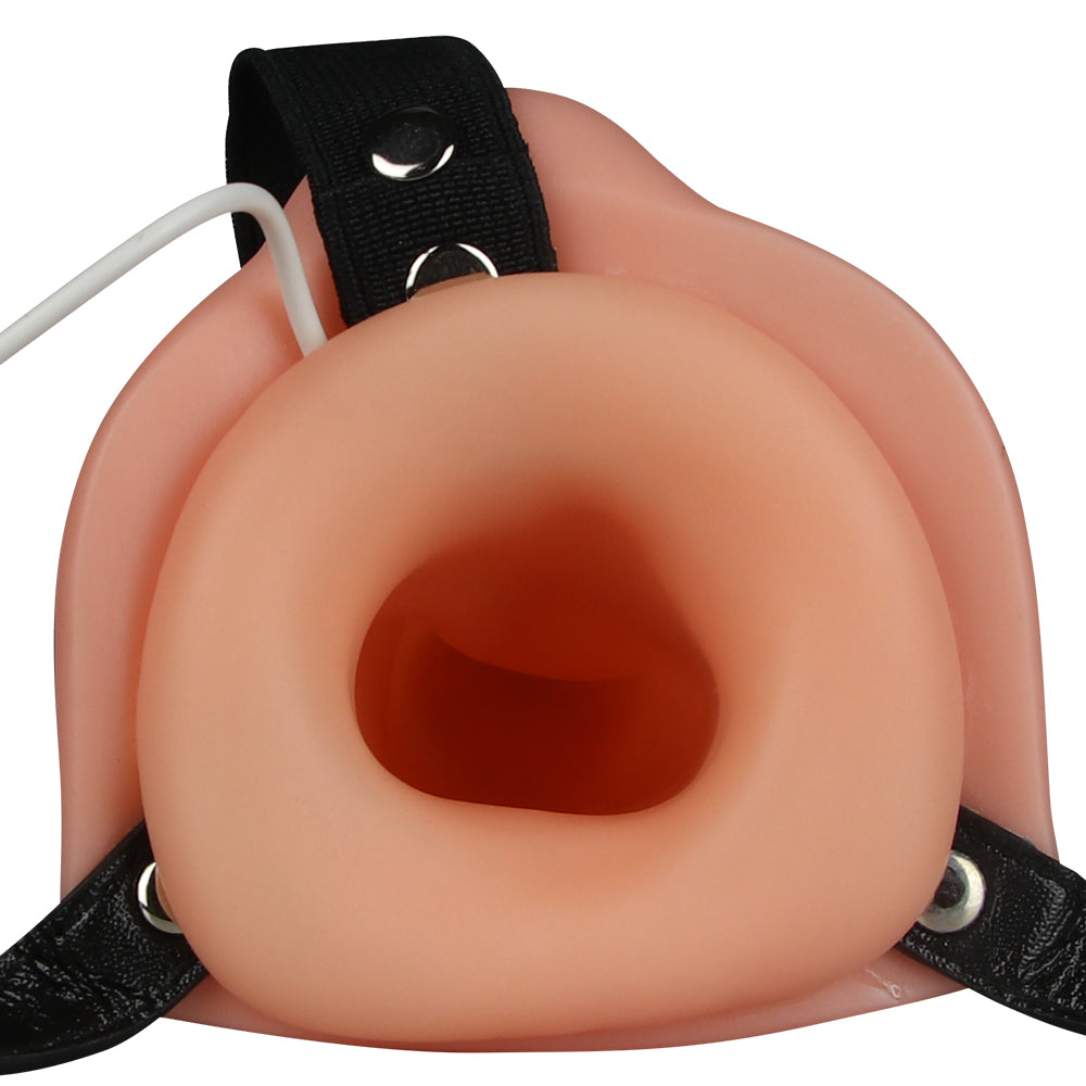 Lovetoy Vibrating Unisex Hollow Strap On Belden Bağlamalı Çift Taraflı Penis LV3006