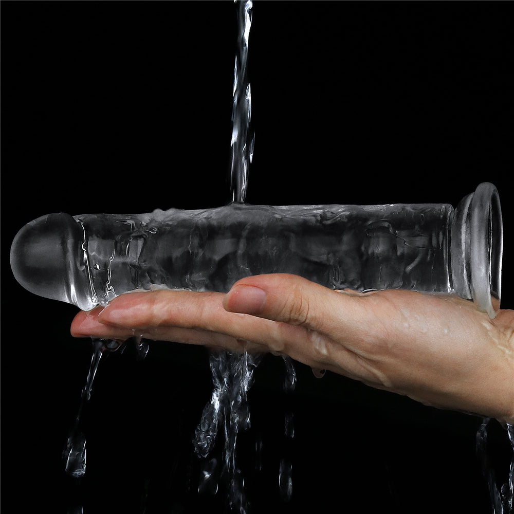 Lovetoy Flawless Clear Dildo 18 cm Jel Realistik Penis LV310015