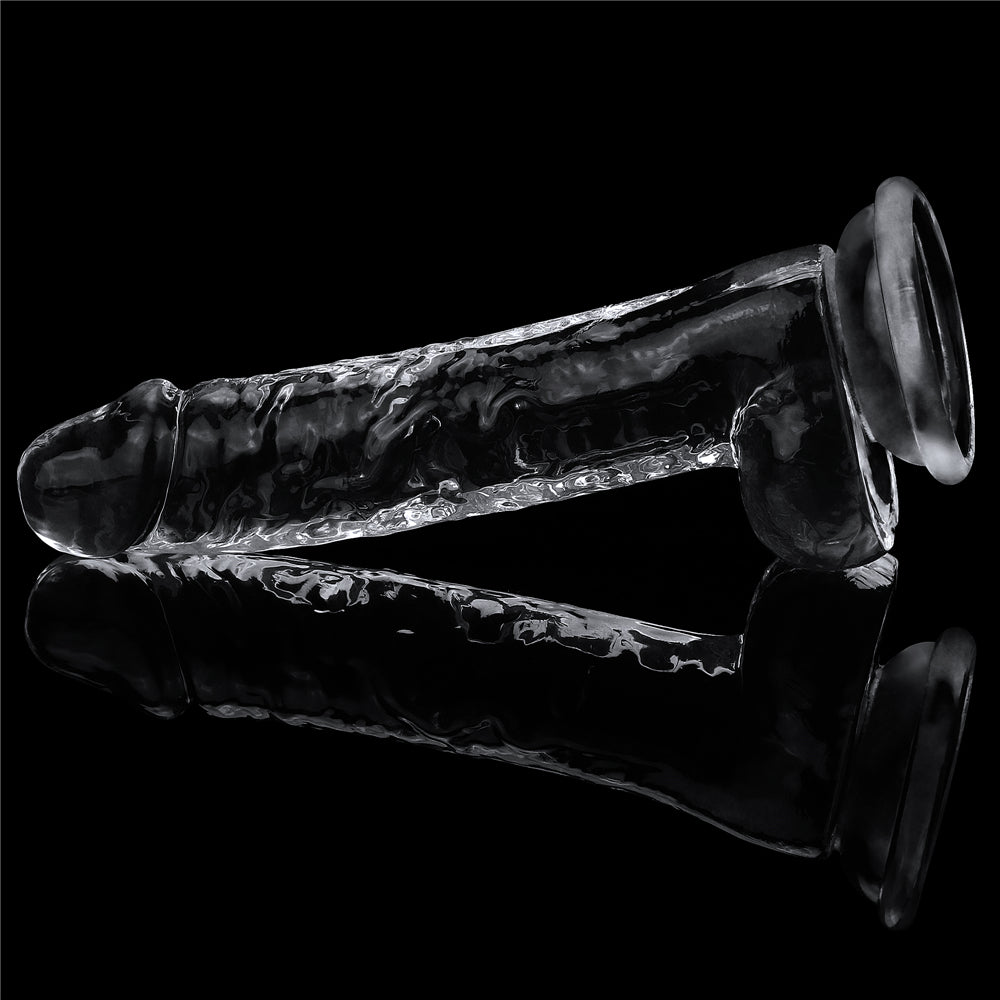 Lovetoy Flawless Clear Jelly Dildo 19 cm Realistik Penis LV310016