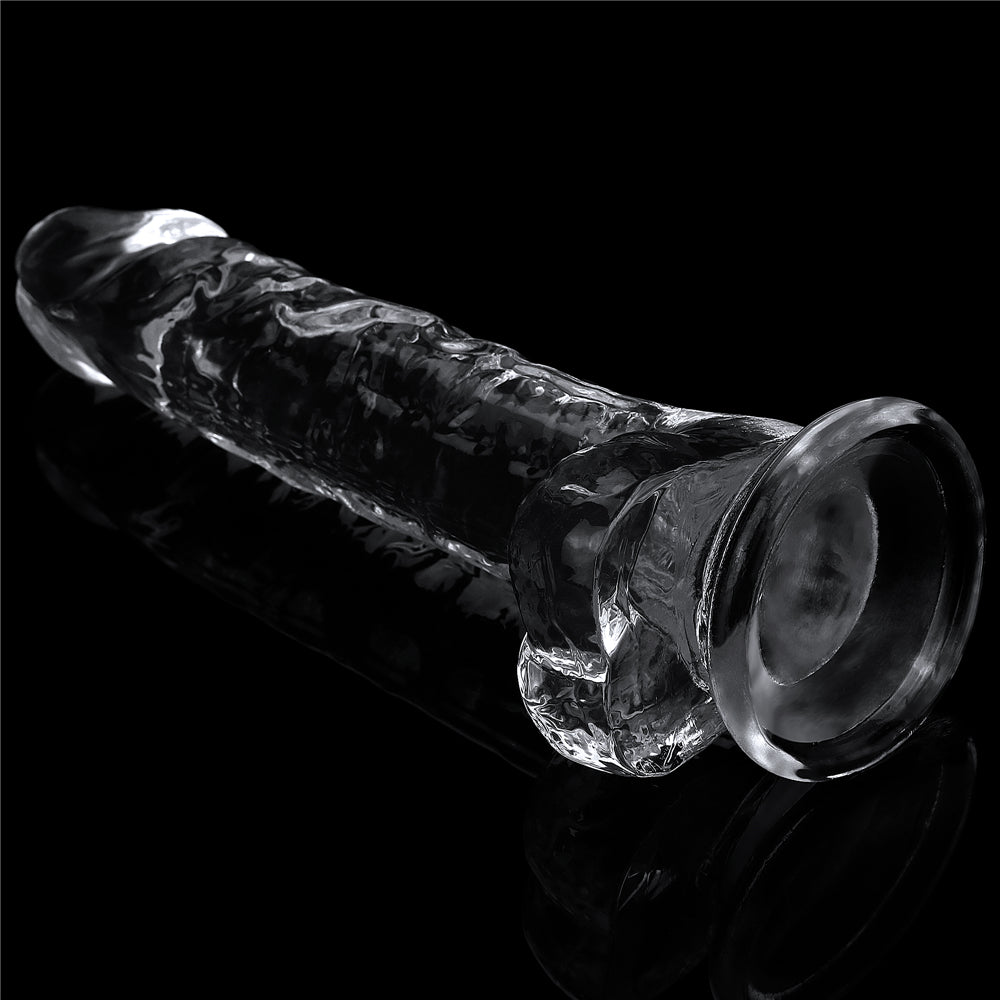 Lovetoy Flawless Clear Jelly Dildo 19 cm Realistik Penis LV310016
