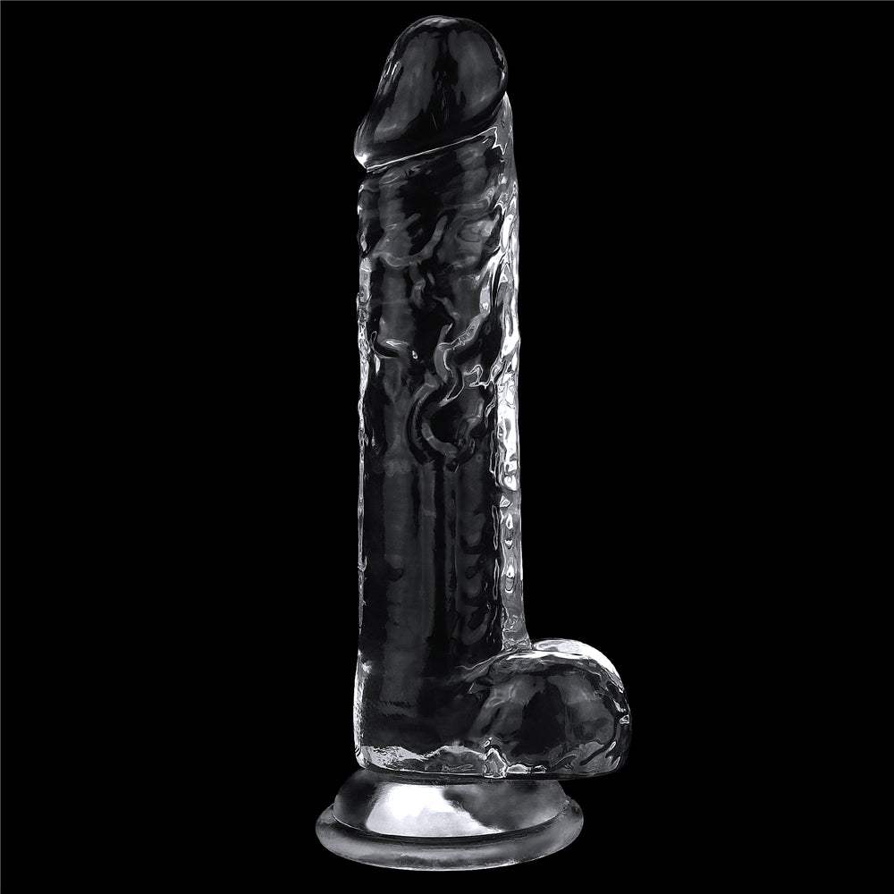 Lovetoy Flawless Clear Jelly Dildo 19 cm Realistik Penis LV310016
