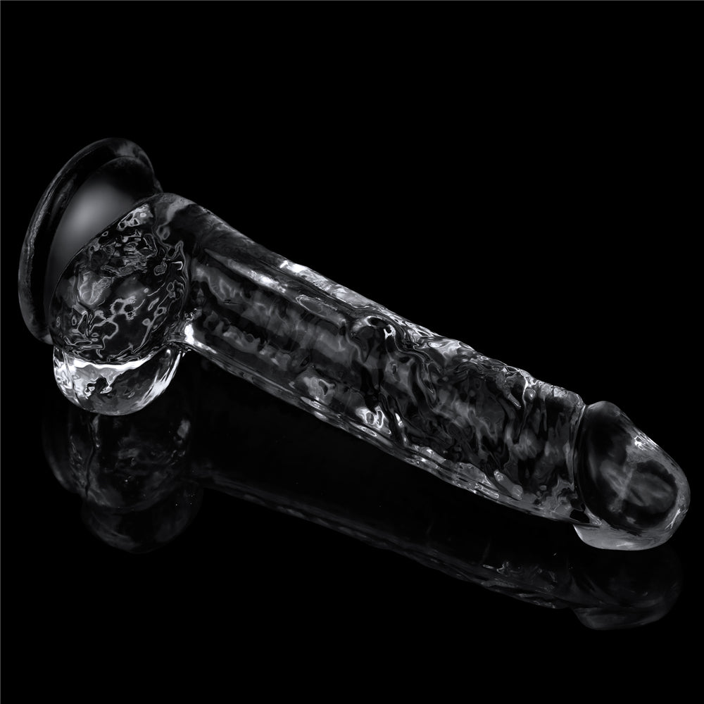 Lovetoy Flawless Clear Jelly Dildo 19 cm Realistik Penis LV310016