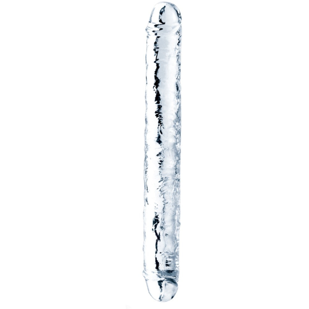 Lovetoy Flawless Clear 30 cm Double Dildo Çift Taraflı Penis LV310018
