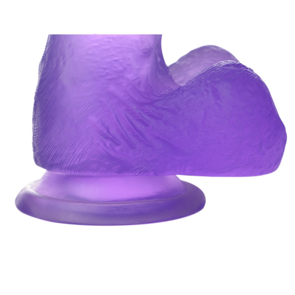Lovetoy Jelly Studs Dildo Medium 17 cm Jel Penis LV3101 Purple