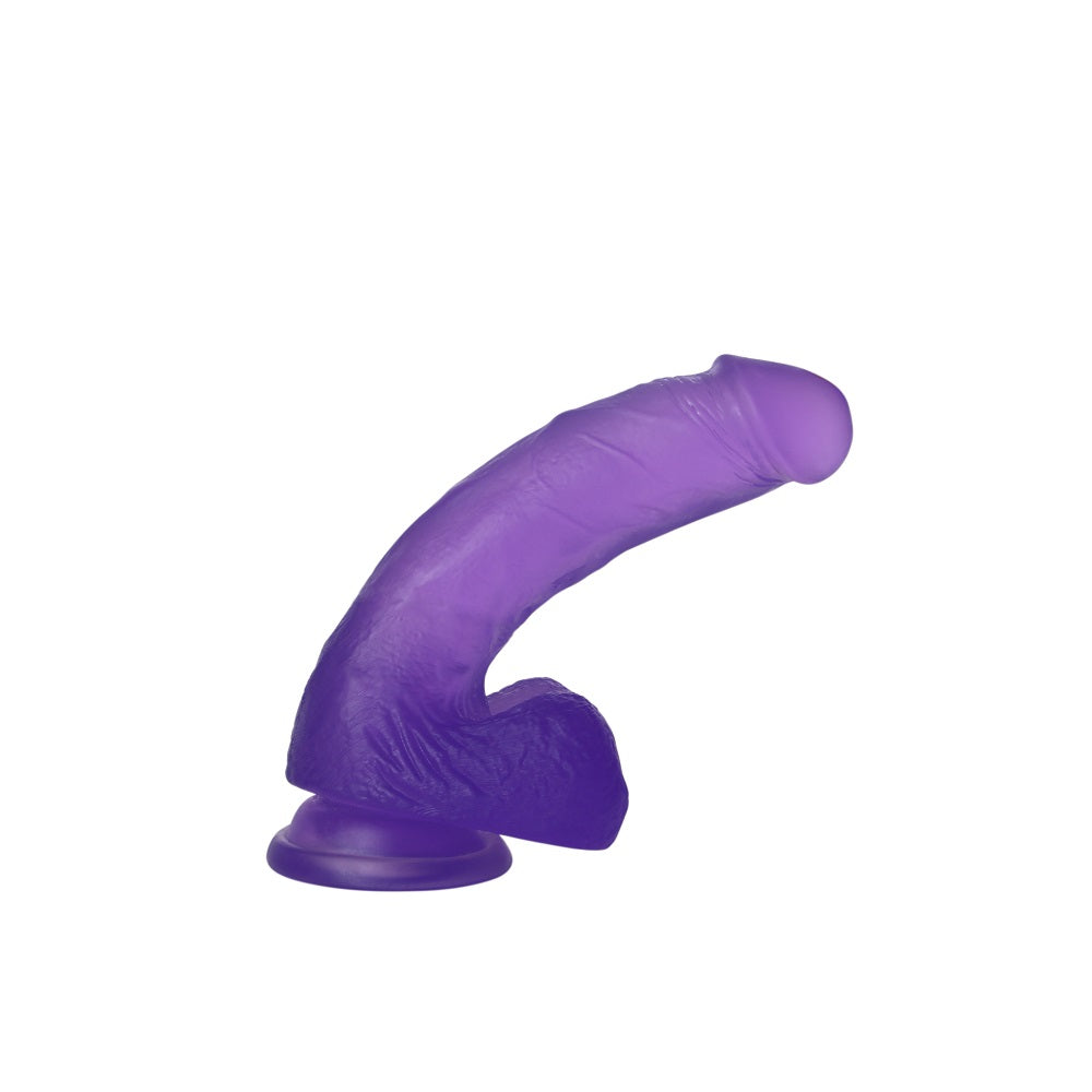 Lovetoy Jelly Studs Dildo Medium 17 cm Jel Penis LV3101 Purple