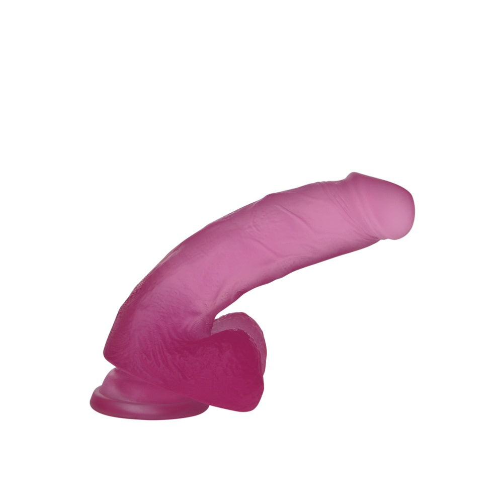 Lovetoy Jelly Studs Dildo Medium 17 cm Jel Penis LV3101 Pink