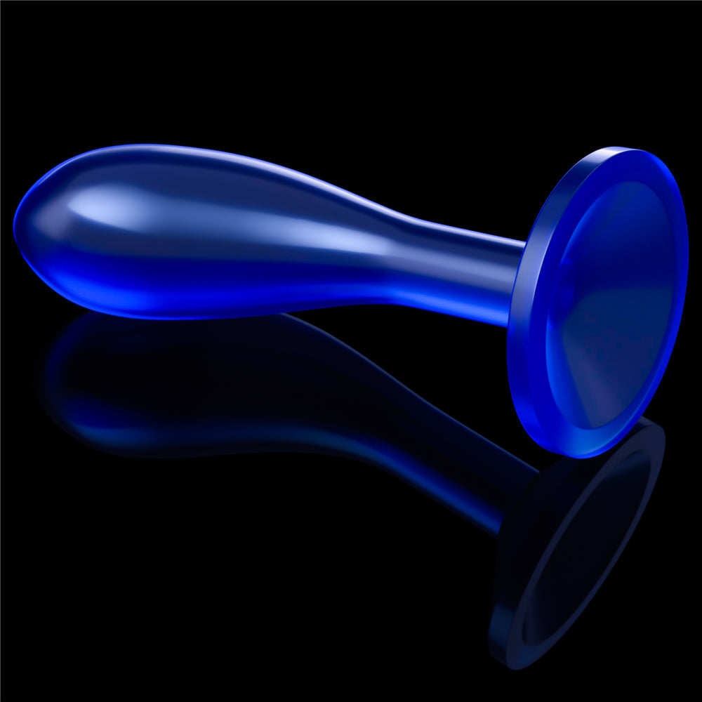 Lovetoy Flawless Clear Prostate Plug 6.0'' Blue Silikon Anal Plug LV310319