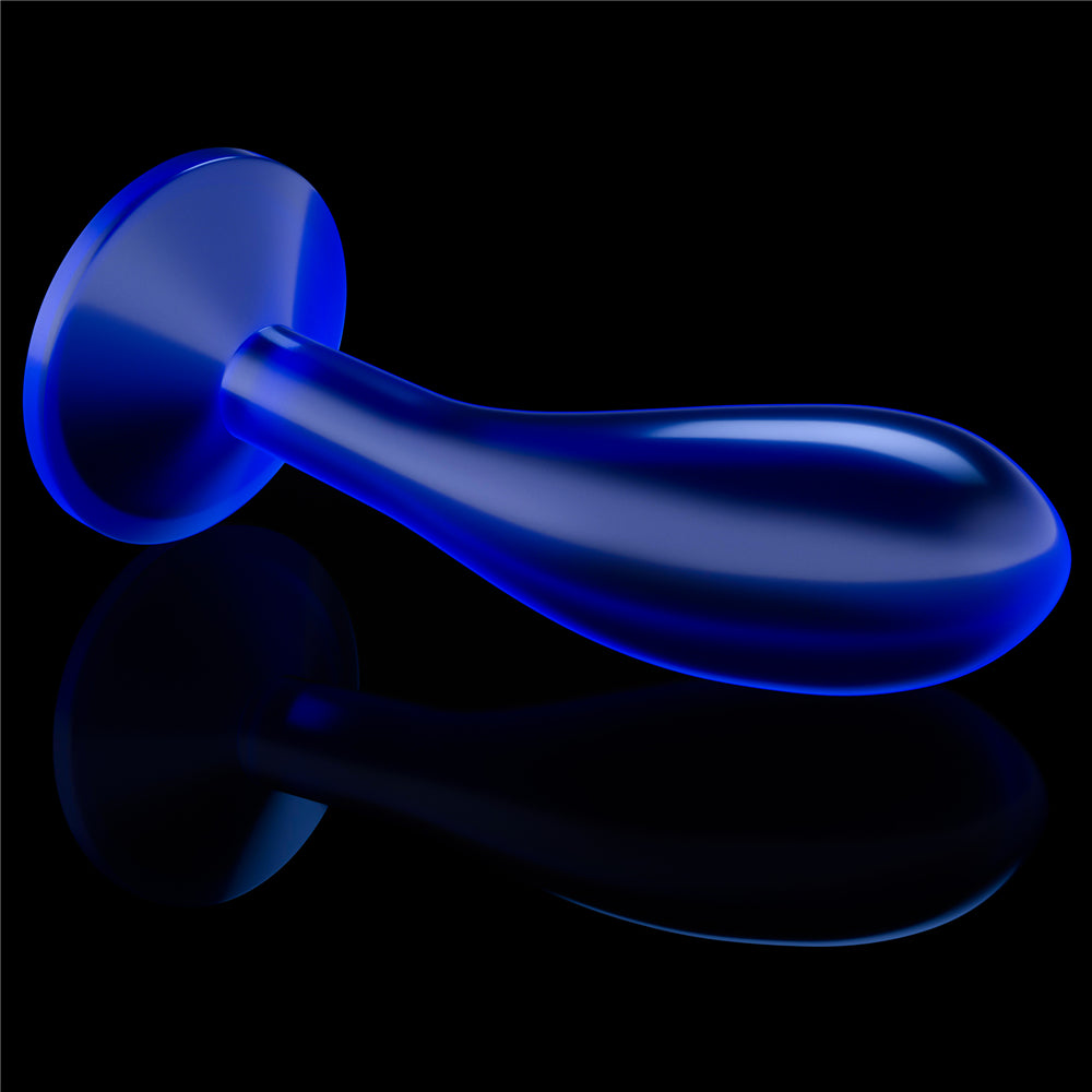 Lovetoy Flawless Clear Prostate Plug 6.0'' Blue Silikon Anal Plug LV310319