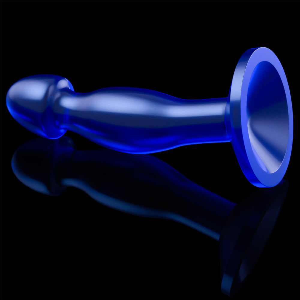 Lovetoy Flawless Clear Prostate Plug 6.5'' Blue Anal Plug LV310320