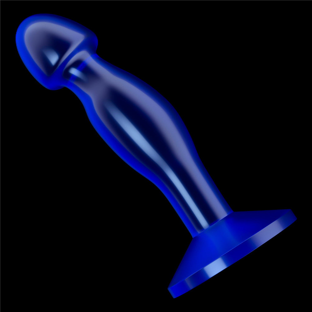 Lovetoy Flawless Clear Prostate Plug 6.5'' Blue Anal Plug LV310320